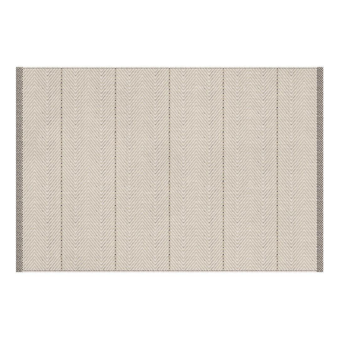 Kristen Cream 4x6 FloorFlat - *Final Sale* NOT PERFECT - Carolina Creekhouse Easy to Clean Premium Vinyl Mats