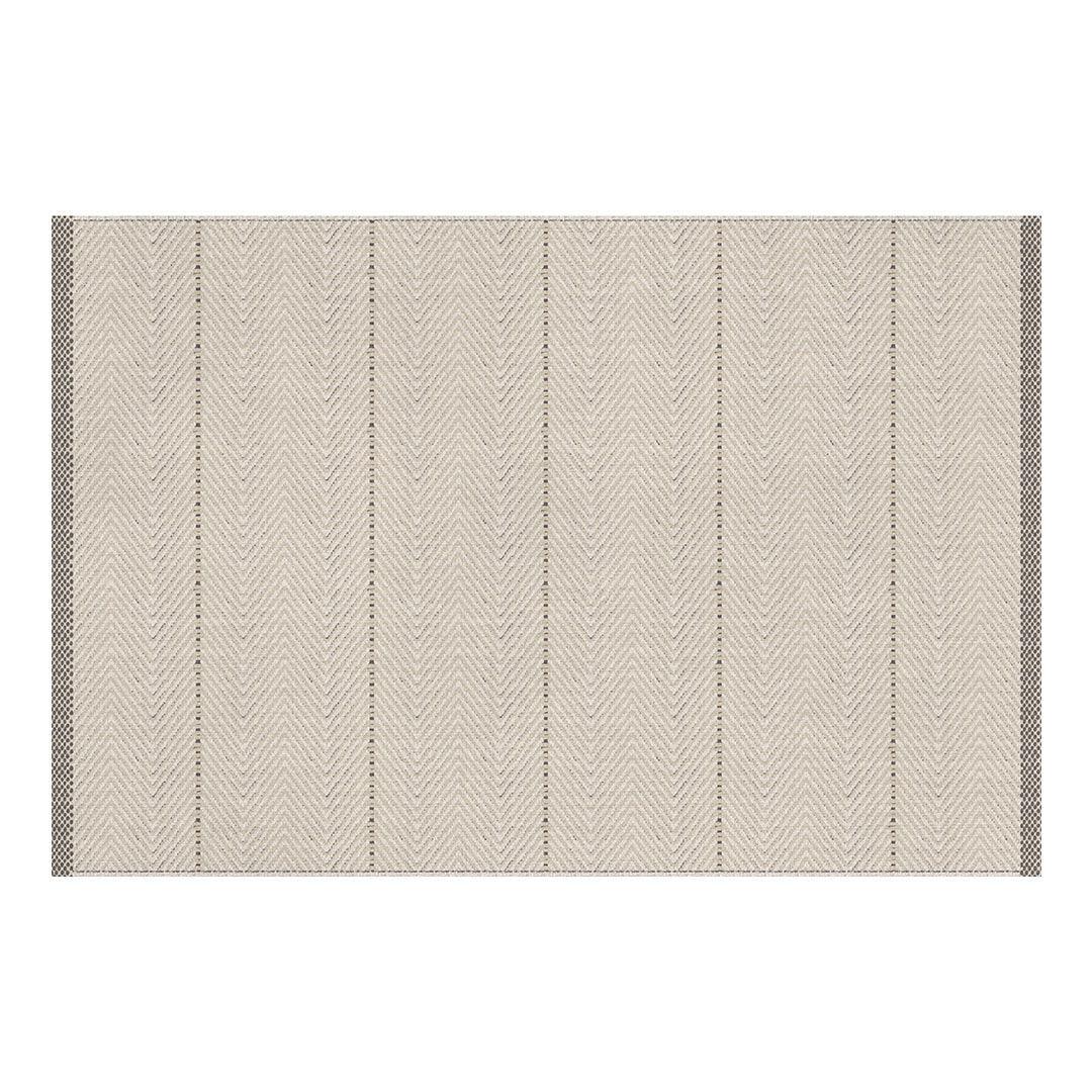 SwatchPop Kristen FloorFlat | Cream - Carolina Creekhouse Easy to Clean Premium Vinyl Mats 