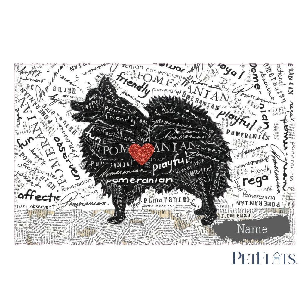 Pet Placemat I Love Dog PetFlat - Premium Vinyl Mat – Carolina Creekhouse