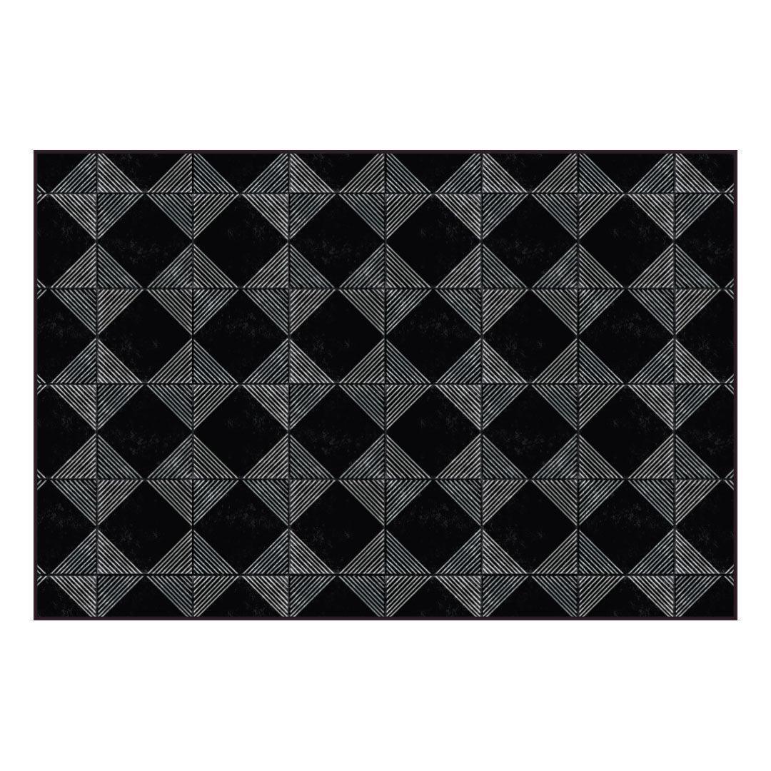 Amber FloorFlat | Black - Premium Vinyl Mat - Carolina Creekhouse Easy to Clean Premium Vinyl Mats