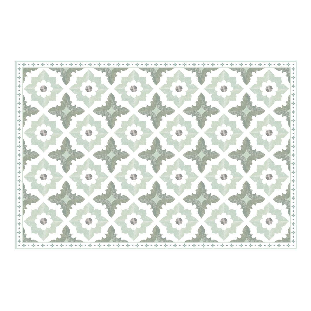 Sarah FloorFlat | Green - Premium Vinyl Mat